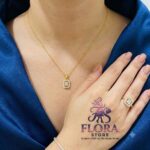 طقم إكسسوار فاخر بتصميم الباغيت والزركون اللامع (Baguette Zircon Jewelry Set)