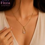 سلسلة قلب اللؤلؤ – Pearl Heart Necklace