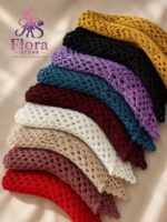 ⁦إسكارف تريكو شبك – Knit Mesh Scarf⁩ - الصورة ⁦2⁩