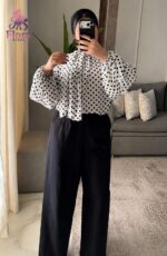 ⁦بلوزة بولكا إليجانس – Polka Elegance Blouse⁩ - الصورة ⁦2⁩
