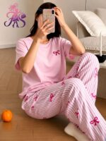 ⁦بيجامة Cozy Ribbon⁩ - الصورة ⁦2⁩