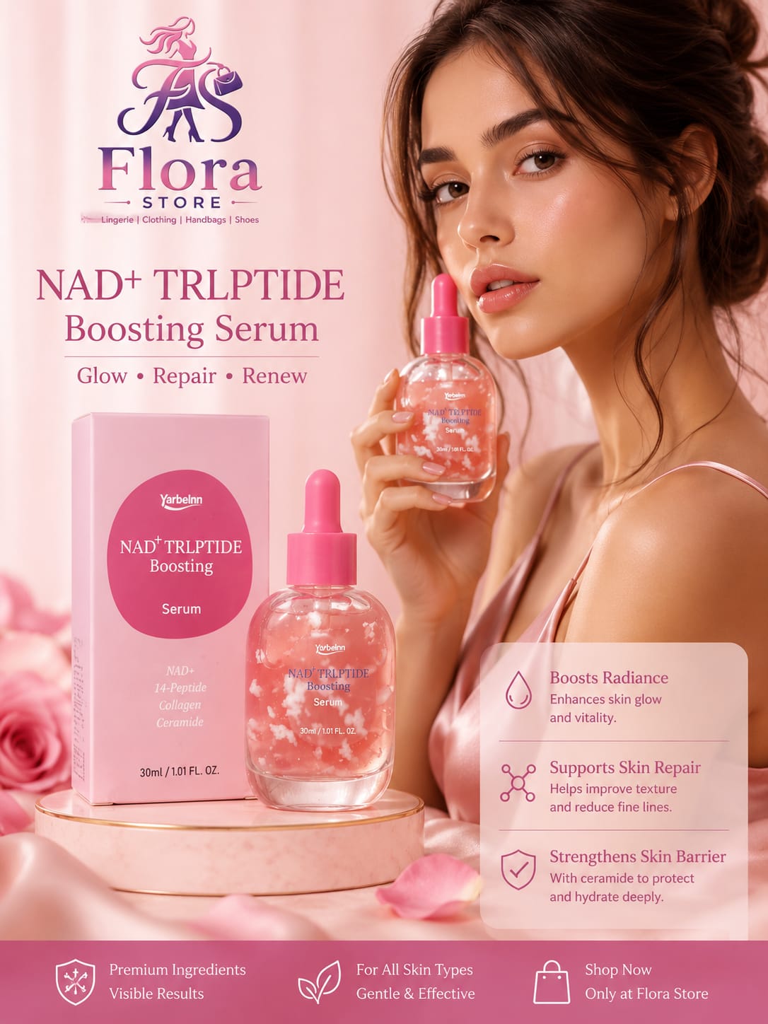WhatsApp Image 2026-08-17 at 7.55.06 PM Yarbelinn NAD+ TRLPTIDE Boosting Serum - الصورة 1